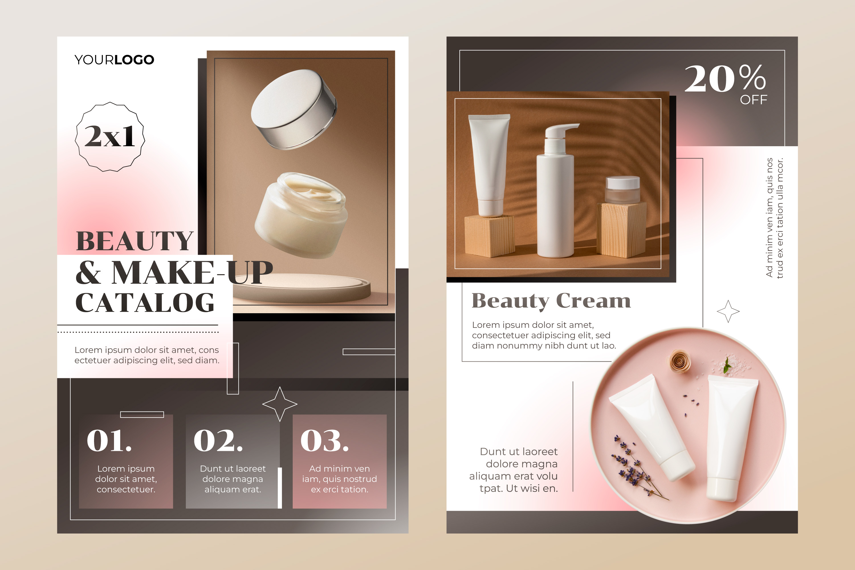 Product brochure and catalog design for Korean companies in Saudi Arabia