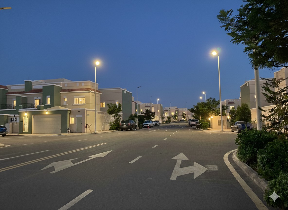 Electrical Work & Street Lighting Riyadh by Hanjin E&T