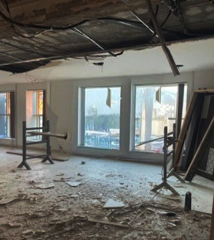 Office fit-out Riyadh - flooring and wall finishing