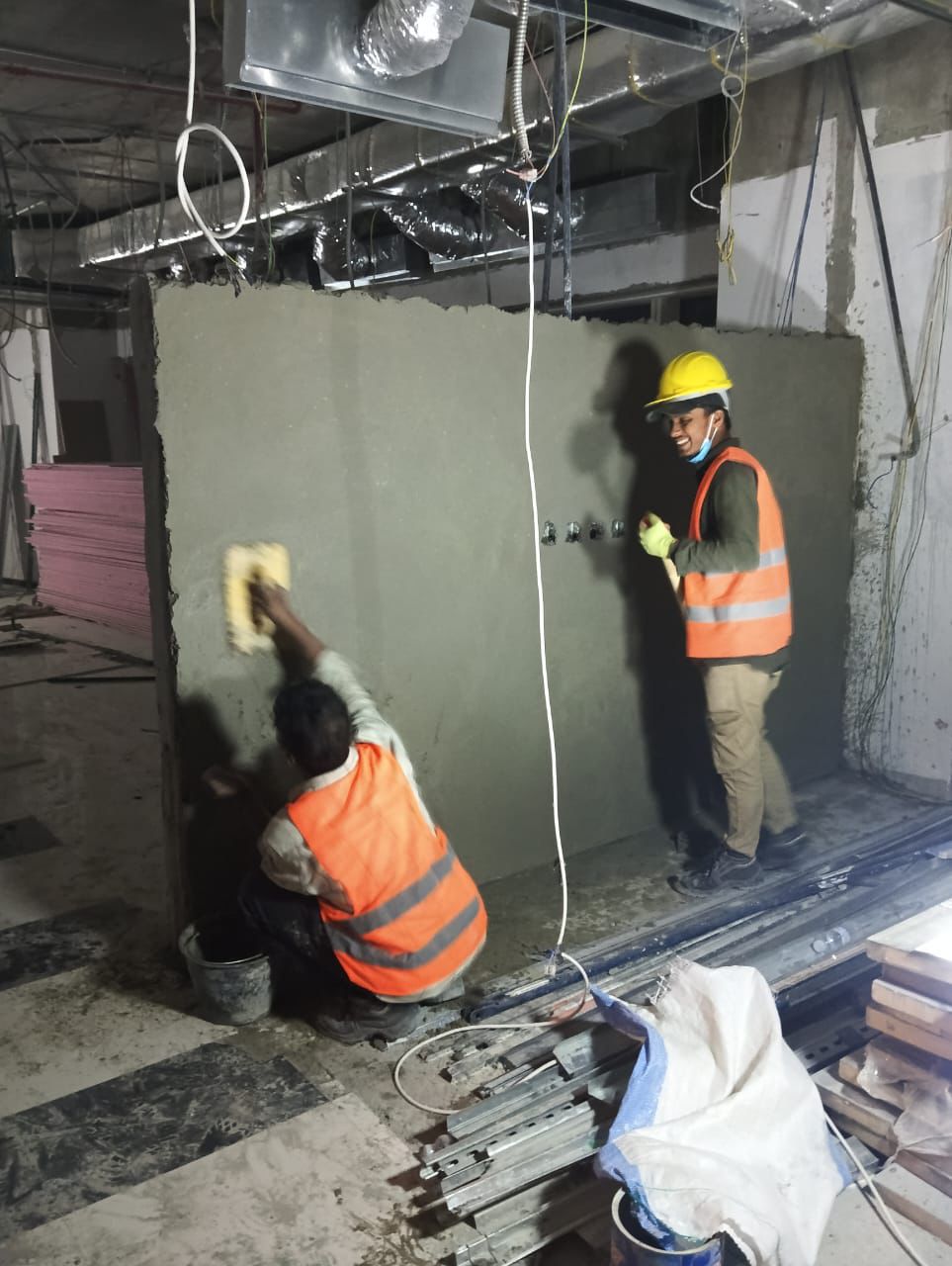 Office fit-out Riyadh – Final touches on toilet remodeling project