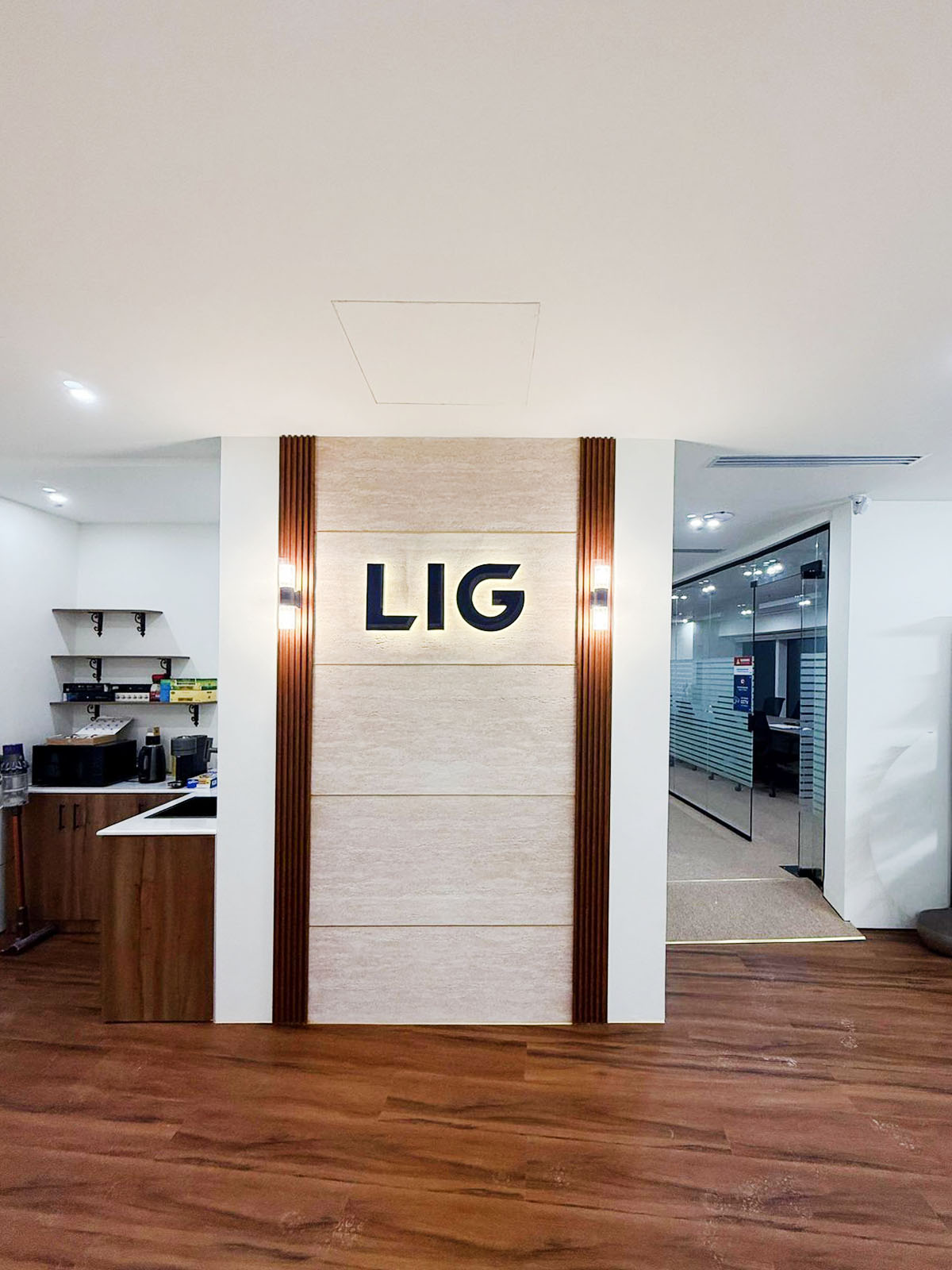 LIG NEX1 office remodeling project in Riyadh, Saudi Arabia 2025